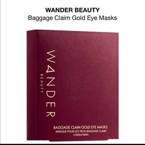 Wander Beauty Baggage Claim Gold Eye Masks